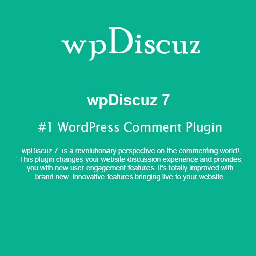 wpDiscuz | WordPress Comment Plugin